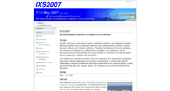 Desktop Screenshot of ixs2007.spring8.or.jp